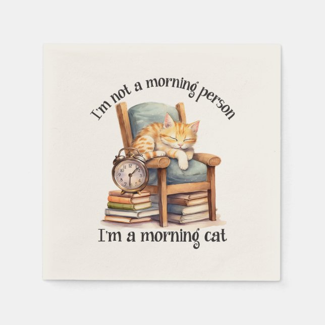 I'm Not A Morning Person Napkins (Front)