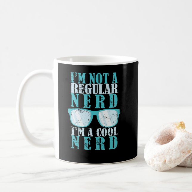 I'm not a normal nerd, I'm cool Coffee Mug (With Donut)