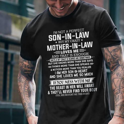 Im not a perfect son_in_law T_Shirt