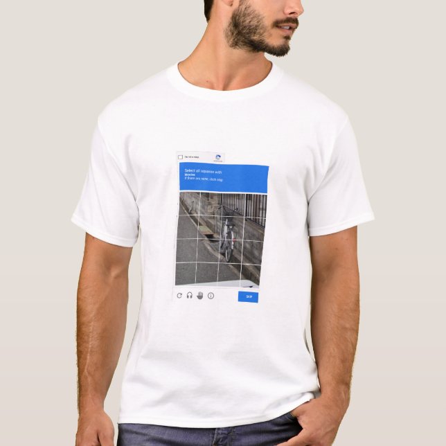 I'm not a robot – CAPTCHA Challenge T-Shirt (Front)