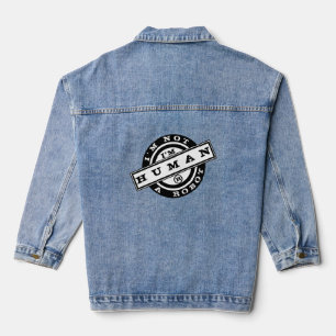 I'm Not A Robot Denim Jacket