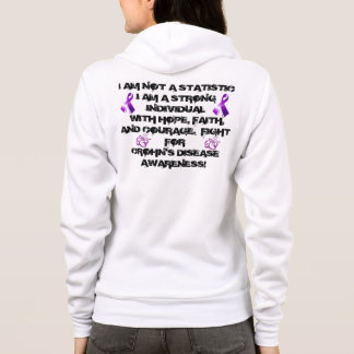 I'M NOT A STATISTIC- CROHN'S AWARENESS HOODIE