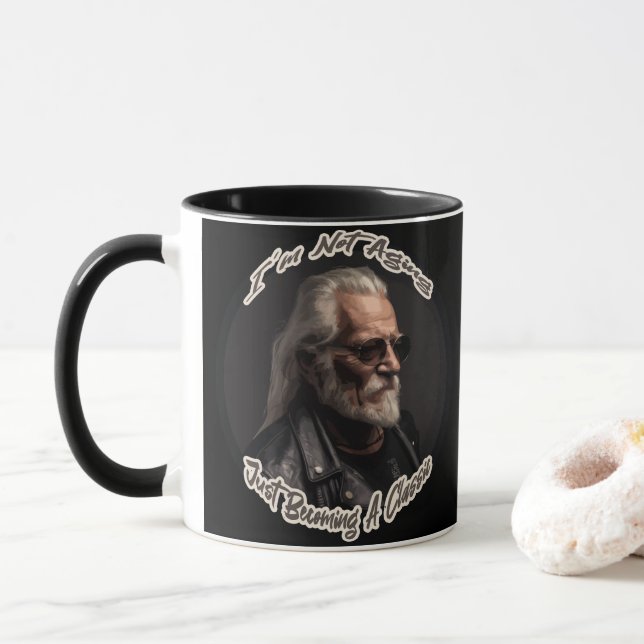 I'm Not Aging Just Becoming A Classic Mug (With Donut)