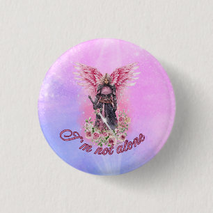 I'm Not Alone I Believe in Angels Button