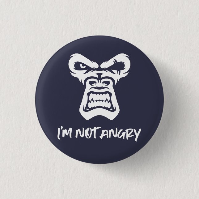 I'm Not Angry, The Monkey Button (Front)