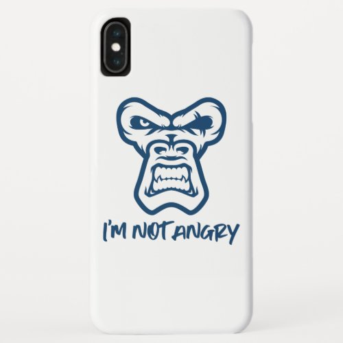 Im Not Angry The Monkey iPhone XS Max Case