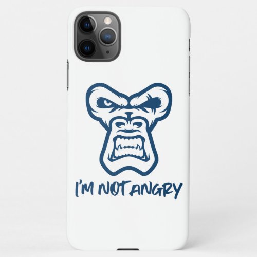Im Not Angry _ The Monkey iPhone 11Pro Max Case