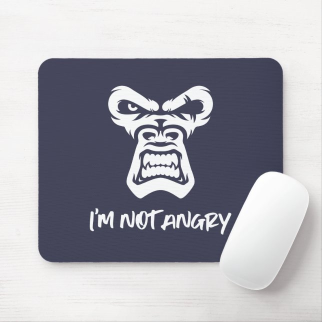 I'm Not Angry - The Monkey Mouse Pad (With Mouse)