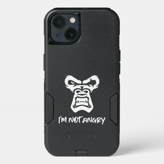 I'm Not Angry - The Monkey Otterbox iPhone Case (Back)