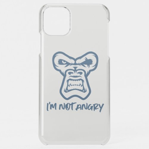 Im Not Angry The Monkey iPhone 11 Pro Max Case