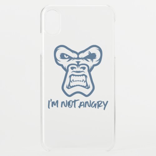 Im Not Angry The Monkey iPhone XS Max Case