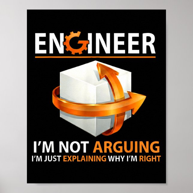 I'm Not Arguing I'm Just Explaining Why I'm Right  Poster (Front)