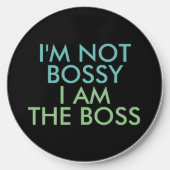 I'm Not Bossy I am The Boss Saying Wireless Charger (Front)