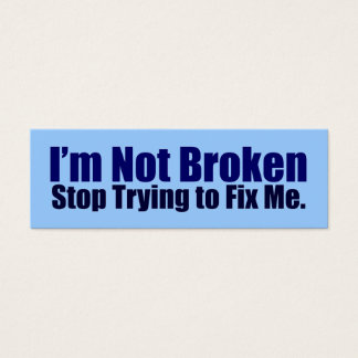 I'm Not Broken Activist Cards