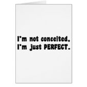 I'm Not Conceited, I'm Just Perfect (Front)