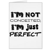 I'm Not Conceited, I'm Just Perfect (Front)