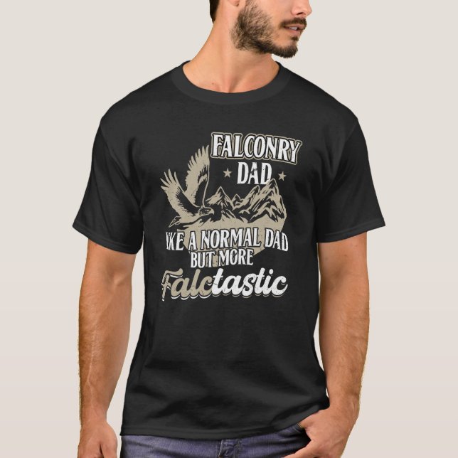 I'm Not Crazy I Just Train Falcons Falconry T-Shirt (Front)