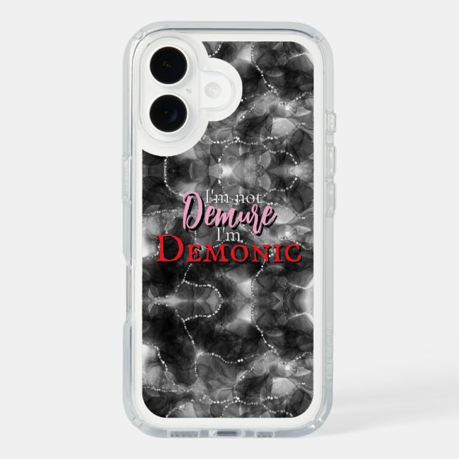 I'm Not Demure, I'm Demonic Speck iPhone Case (Front)
