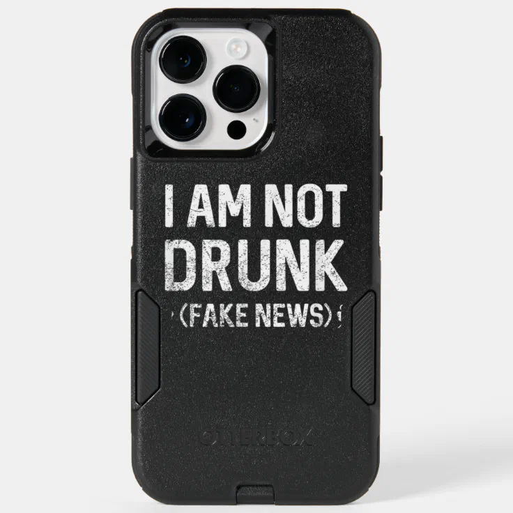 Im Not Drunk Fake News Funny St Patrick OtterBox iPhone Case | Zazzle