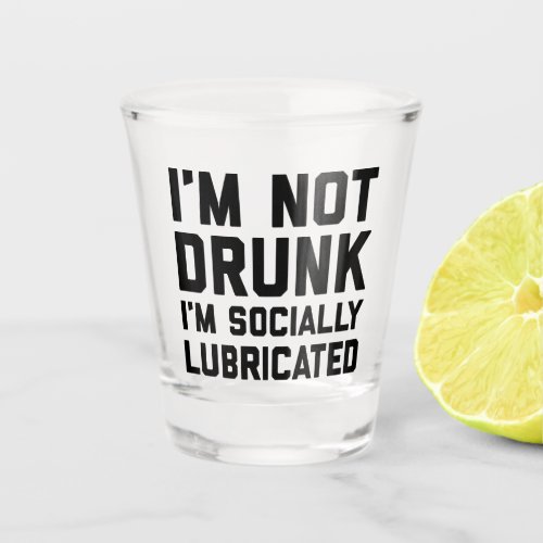 Im Not Drunk Funny Quote Shot Glass