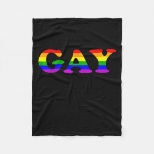I'm Not Gay But My Boyfriend Is Funny Quotes Lgbt  Fleece Blanket