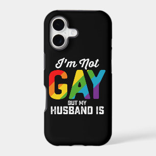 I'm Not Gay But My Husband Is Funny LGBTQ Pride iPhone 17 Case
