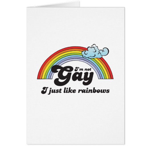 Im not Gay dark Cards (Front)