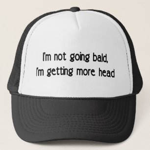 I'm not going bald trucker hat