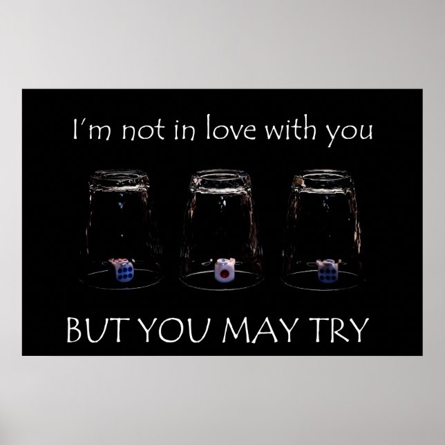 I'm not in love with you but you may try poster (Front)