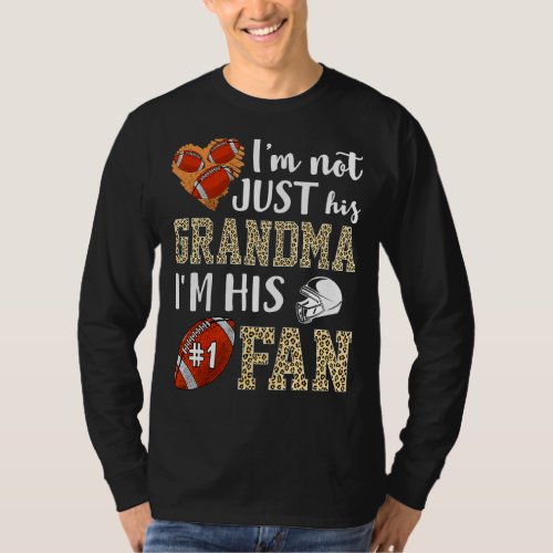 Im Not Just His Grandma Im His 1 Fan Rugby Grand T_Shirt