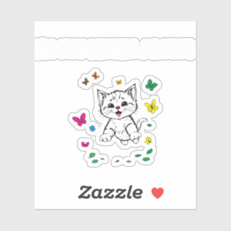 I'm Not Kitten Around - Cute & Playful graphic Sticker