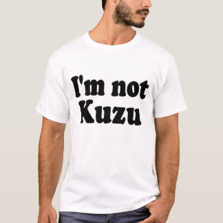 I'm Not Kuzu Funny Japanese Slang Typography Graph T-Shirt