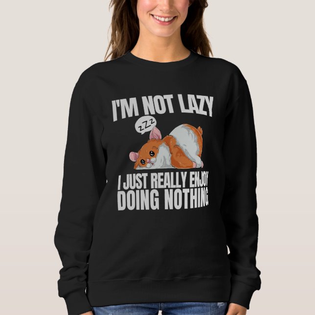 I'm Not Lazy I'm Just Really Enjoy Doing Nothing H Sweatshirt (Front)