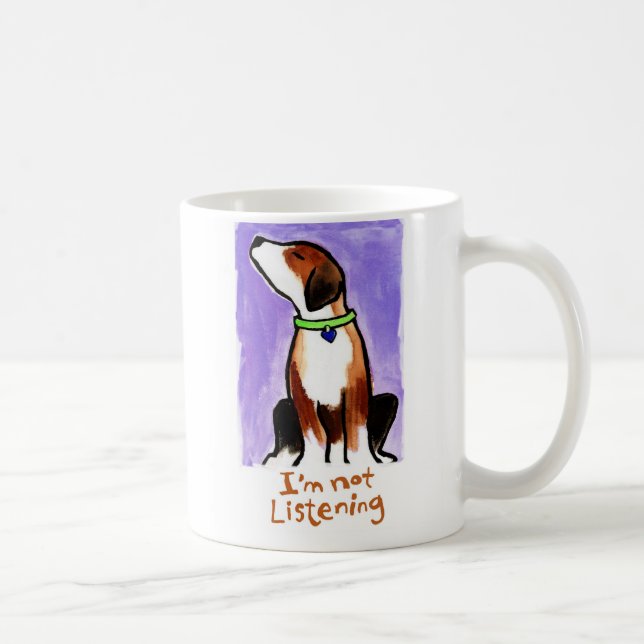 I'm Not Listening (doggy) Coffee Mug (Right)