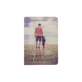 I'm not lost, I'm exploring Photo Passport Holder