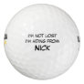 I'm not lost I'm Hiding from Custom Name Golf Balls