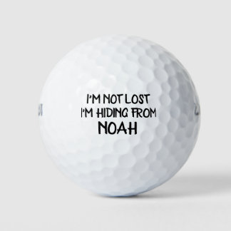 I'm Not Lost I'm Hiding From Custom Name Golf Balls