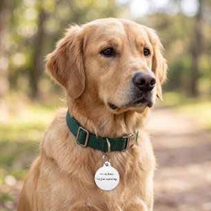 I'm Not Lost I'm Just Exploring Pet ID Tag