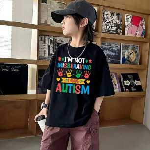 I'm Not Misbehaving Autism Tri-Blend Shirt