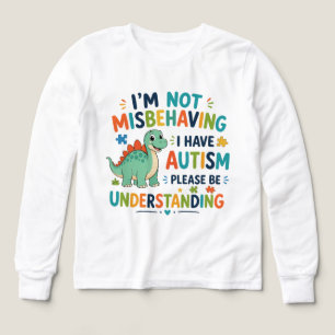 I'm not misbehaving, I have autism Tri-Blend Shirts