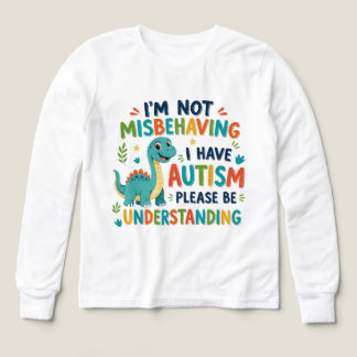 I'm not misbehaving I have autism Tri-Blend Shirts