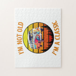 I'm Not Old I'm A Classic Car Retro Vintage Funny Jigsaw Puzzle