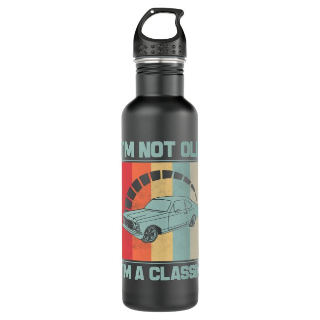 I'm Not Old I'm A Classic - VAUXHALL CAVALIER MK I Stainless Steel Water Bottle (Front)