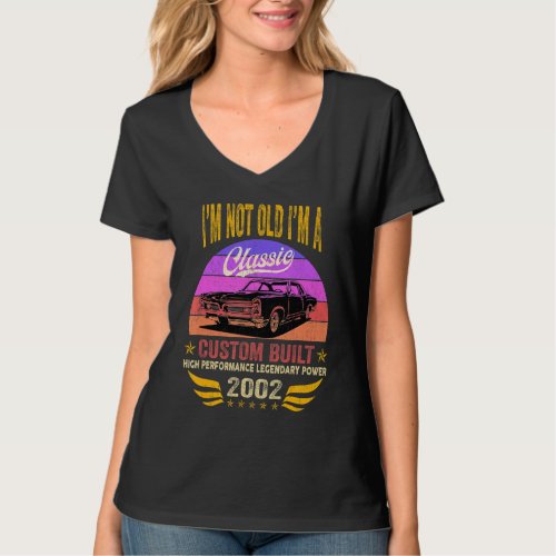 Im Not Old Im A Classic  Vintage 2002 Birthday   T_Shirt
