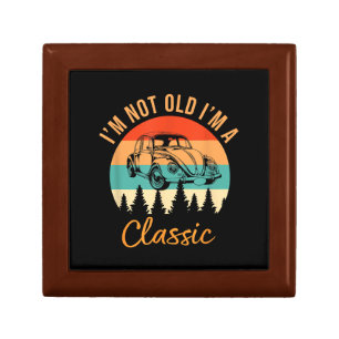 I'm Not Old I'm Classic Car Retro Vintage Funny Ca Gift Box