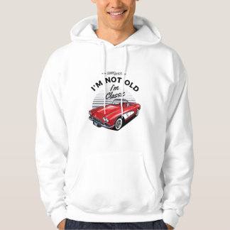 I'm not Old I'm Classic! Corvette 1961 Hoodie