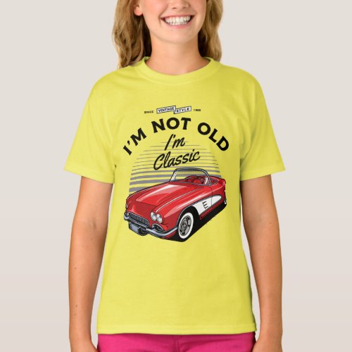 Im not Old Im Classic Corvette 1961 T_Shirt