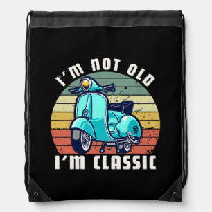 im-not-old-im-classic drawstring bag