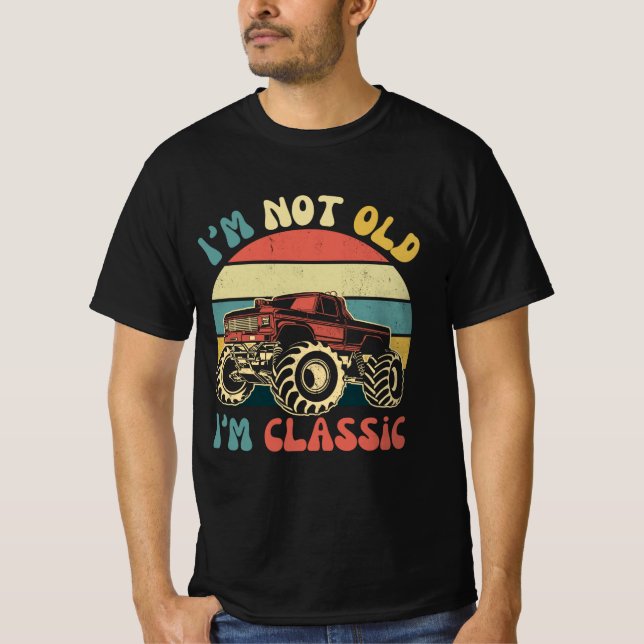 I'm Not Old I'm Classic Funny Car Graphic  T-Shirt (Front)