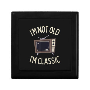 I'm Not Old I'm Classic Funny old TV Graphic Gift Box